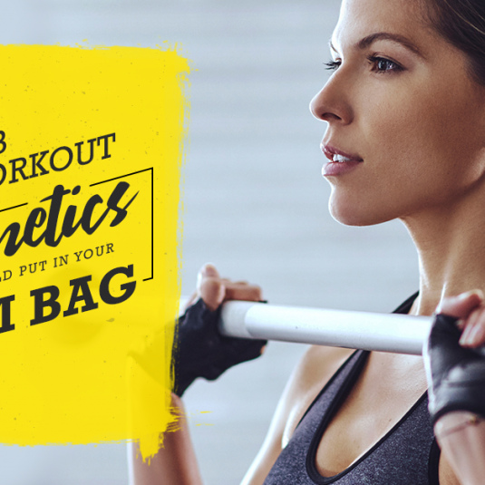 5 Fab Workout Cosmetics You Should Put in Your Gym Bag - Skin O2