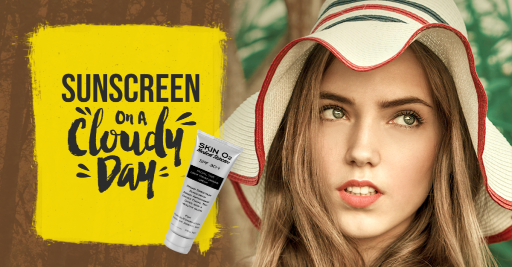 Sunscreen On A Cloudy Day - Skin O2