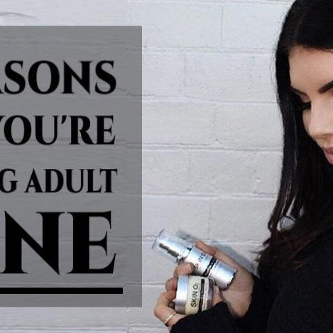 5 Reasons Why Youβre Getting Adult Acne - Skin O2