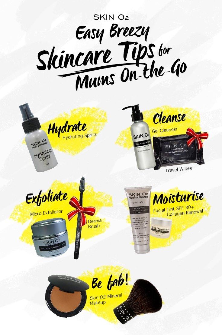 Easy Breezy Skincare Tips for Mums On-the-Go - Skin O2