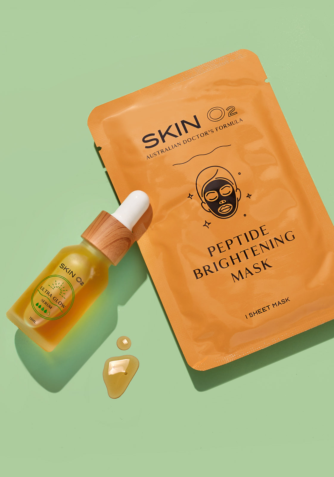 Ultra Glow Serum + Free Peptide Mask