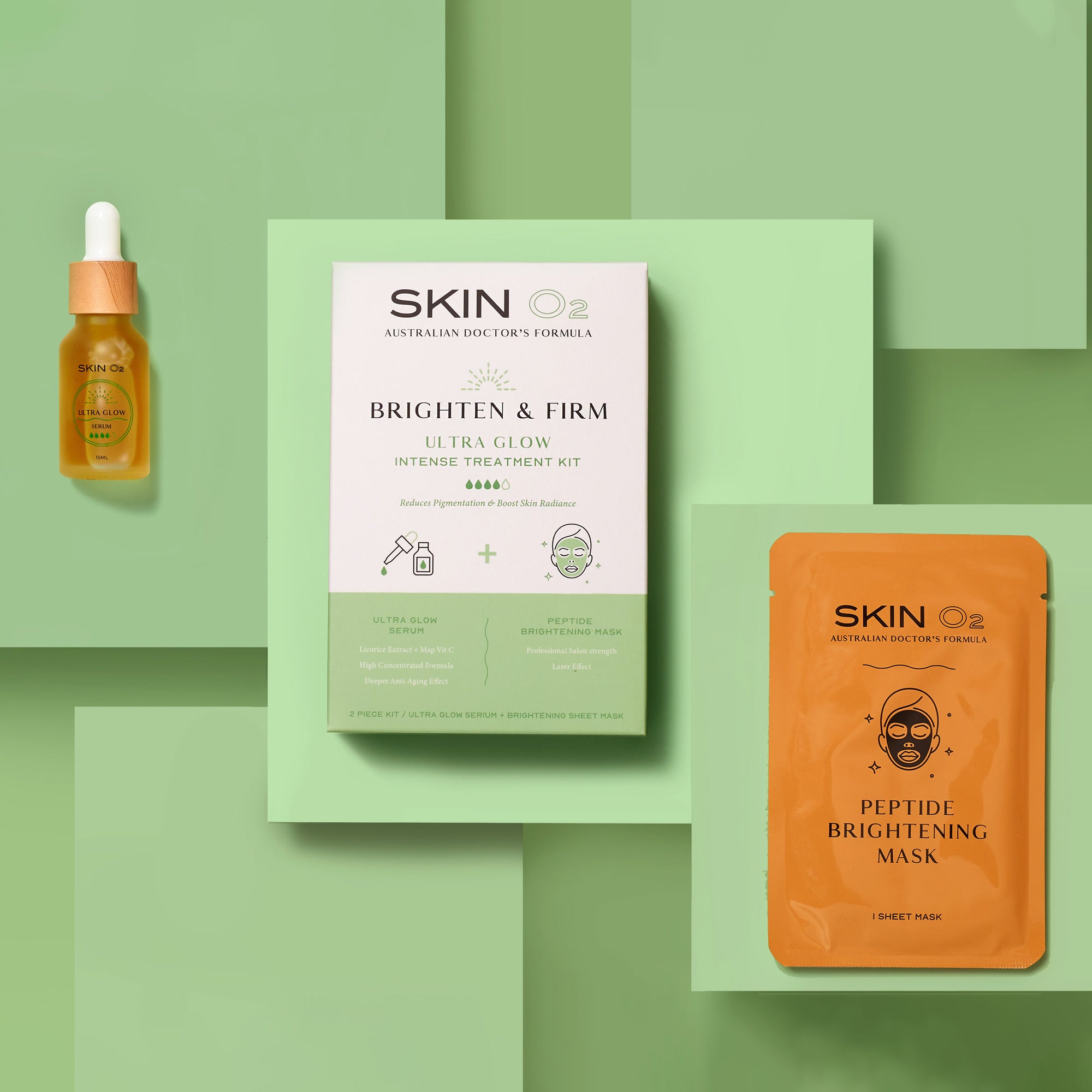 Ultra Glow Serum + Free Peptide Mask