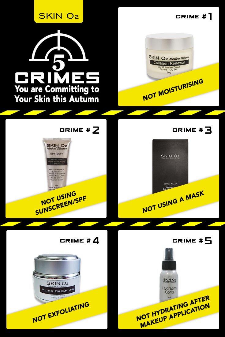 5 Crimes You are Committing to Your Skin this Autumn - Skin O2