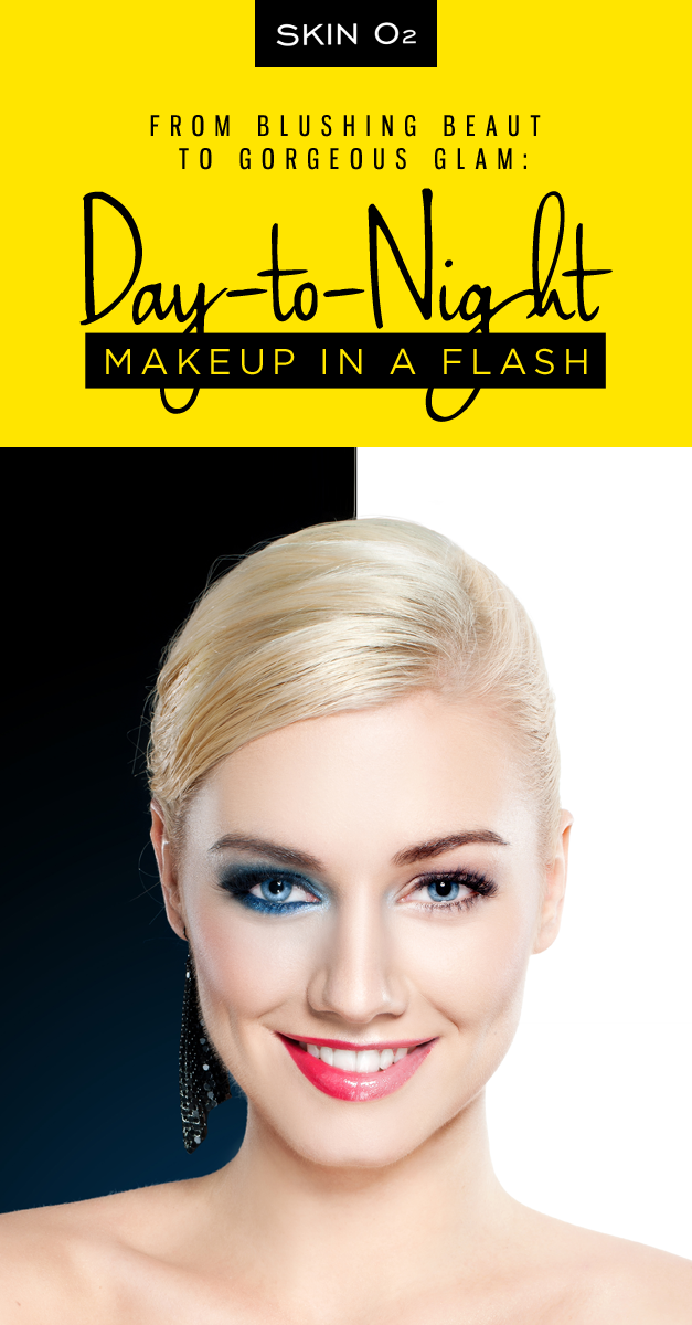 From Blushing Beaut to Gorgeous Glam: Day-to-Night Makeup in a Flash - Skin O2