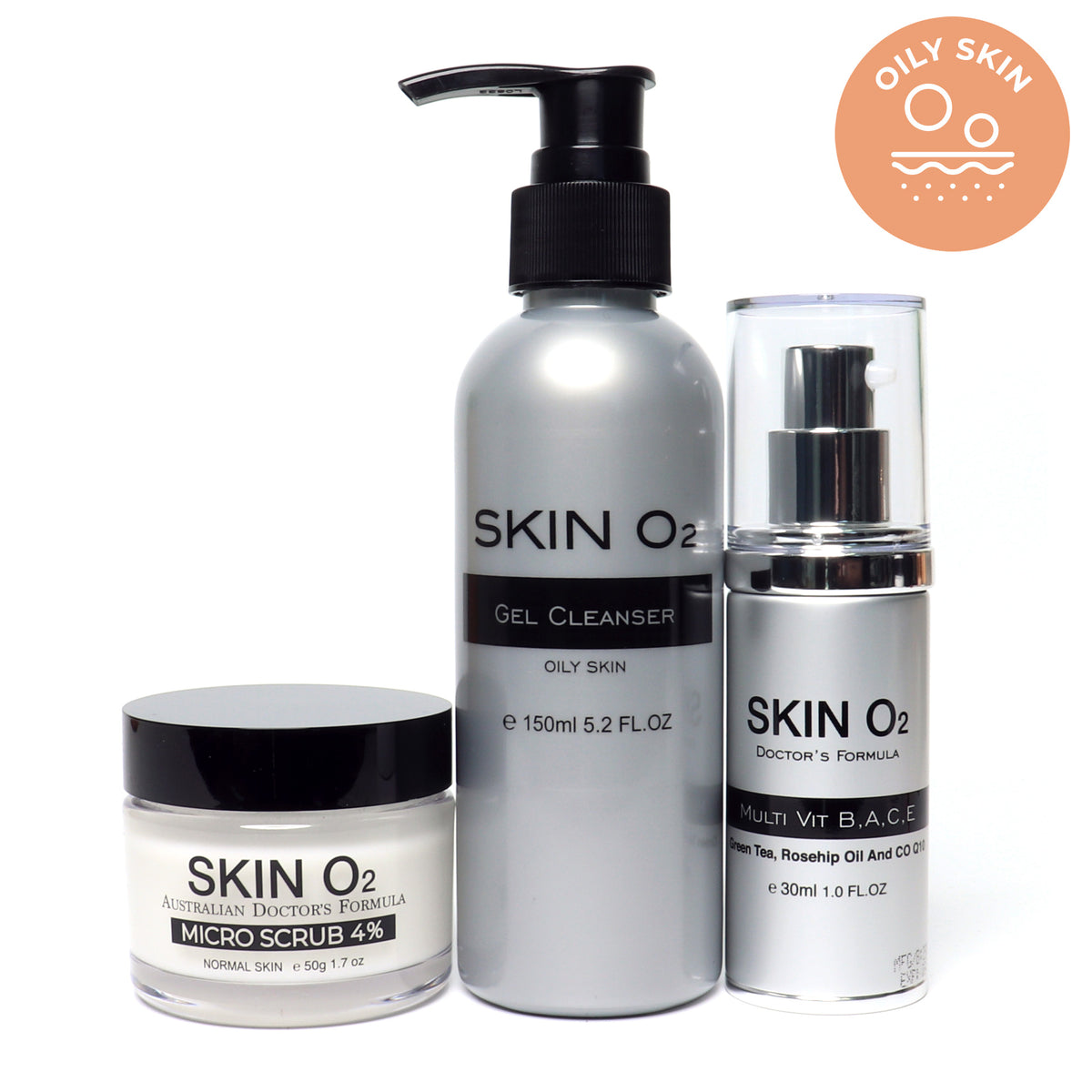 Oily Skin Starter Skincare Bundle — Skin O2