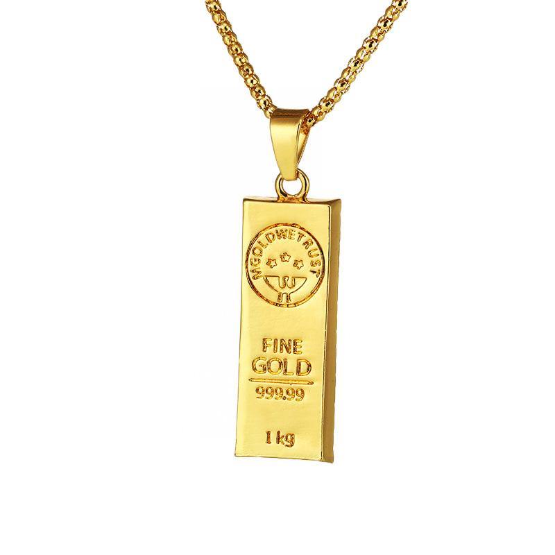 Gold Bar Necklace - Skin O2