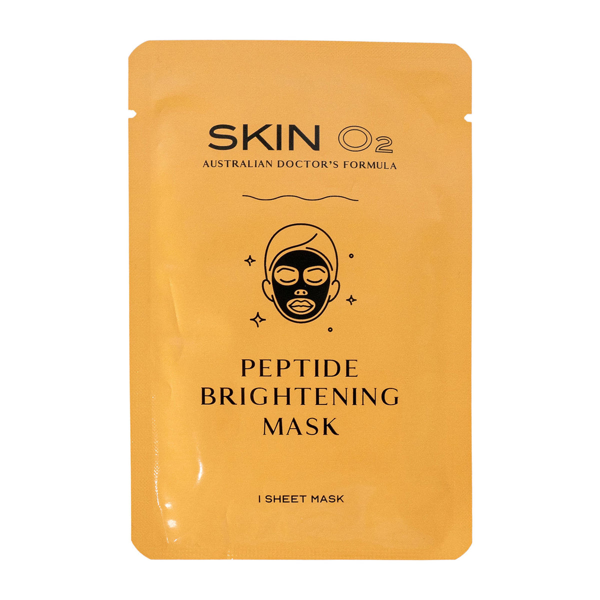 Peptide Brightening Sheet Mask — Skin O2